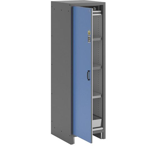4061753001238 - eurokraft pro Feuerbeständiger Gefahrstoffschrank Typ 30 1-türig 3 Fachböden Tür lichtblau 4061753001238 - eurokraft pro Feuerbeständiger Gefahrstoffschrank Typ 30 1-türig 3 Fachböden Tür lichtblau
