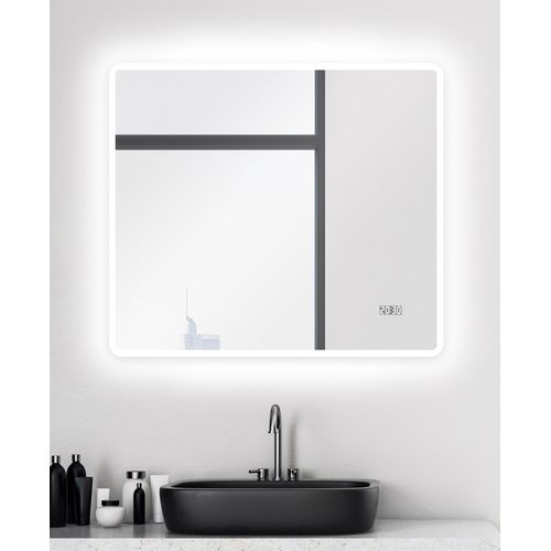 4250312106228 - Badspiegel TALOS Sun silber (silberfarben) Spiegel B H T 80cm x 70cm x 45cm BxH 80x70 cm energiesparend mit Digitaluhr B80cm H70cm T45cm 4250312106228 - Badspiegel TALOS Sun silber (silberfarben) Spiegel B H T 80cm x 70cm x 45cm BxH 80x70 cm energiesparend mit Digitaluhr B80cm H70cm T45cm