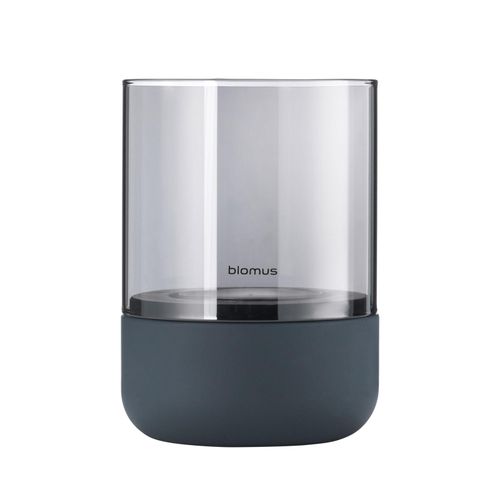 4008832784682 - Blomus Windlicht Calma Dunkelgrau Glas zylindrisch 14 cm Dekoration Windlichter & Laternen Windlichter 4008832784682 - Blomus Windlicht Calma Dunkelgrau Glas zylindrisch 14 cm Dekoration Windlichter & Laternen Windlichter