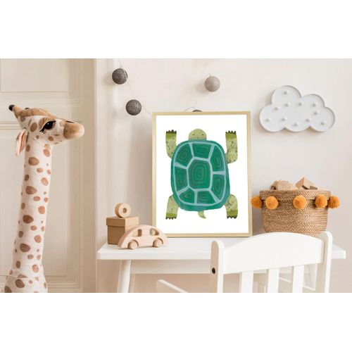 4067437120479 - Bild mit Rahmen QUEENCE Schildkröte grün (farbe rahmen natur braun beige farbe bild(er) grün) B50cm H70cm T15cm Plexiglas Holz Bilder HD Premium Posterdruck mit Echtholzrahmen 4067437120479 - Bild mit Rahmen QUEENCE Schildkröte grün (farbe rahmen natur braun beige farbe bild(er) grün) B50cm H70cm T15cm Plexiglas Holz Bilder HD Premium Posterdruck mit Echtholzrahmen