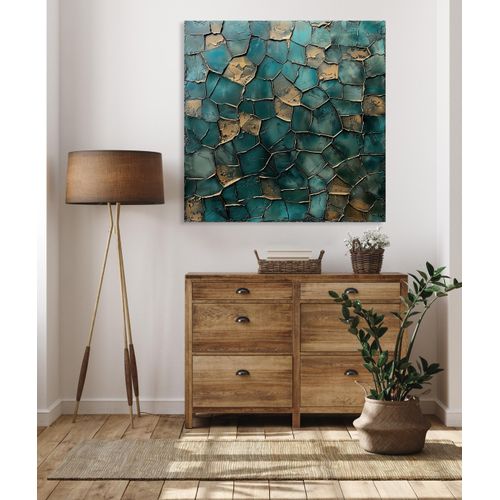 4067437119794 - Acrylglasbild QUEENCE Mosaik in Türkis blau (farbe bild(er) türkis) B50cm H50cm T04cm Acrylglas Bilder Fine Art-Print in Galeriequalität 4067437119794 - Acrylglasbild QUEENCE Mosaik in Türkis blau (farbe bild(er) türkis) B50cm H50cm T04cm Acrylglas Bilder Fine Art-Print in Galeriequalität