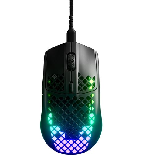 5707119047548 - Steelseries Aerox 3 Gaming-Maus USB Optisch Onyx 6 Tasten Beleuchtet Abnehmbares Kabel 5707119047548 - Steelseries Aerox 3 Gaming-Maus USB Optisch Onyx 6 Tasten Beleuchtet Abnehmbares Kabel