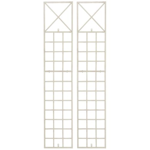 4255716326777 - 2er Set Rankgitter Trigo Zur Wandbefestigung I Rankhilfe Für Die Wand I Rankzaun Aus Lackiertem Metall