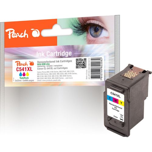 7640164822082 - C541 XLC 2 Druckköpfe XL 2*col ersetzt Canon CL-541XLC 5226B004 für zB Canon Pixma TS 5150 Canon Pixma MG 3600 Canon Pixma MG 3650 S black (wiederaufbereitet) 7640164822082 - C541 XLC 2 Druckköpfe XL 2*col ersetzt Canon CL-541XLC 5226B004 für zB Canon Pixma TS 5150 Canon Pixma MG 3600 Canon Pixma MG 3650 S black (wiederaufbereitet)