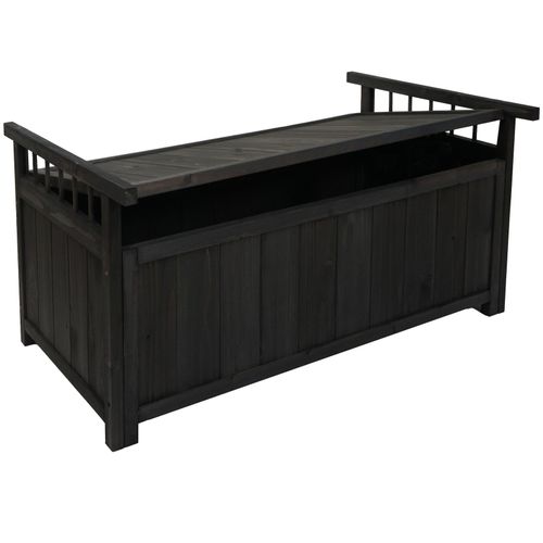 4057651738246 - Aufbewahrungstruhe MCW-O13 Gartentruhe Auflagenbox Truhe Tanne Holz MVG 53x108x60cm ~ anthrazit 4057651738246 - Aufbewahrungstruhe MCW-O13 Gartentruhe Auflagenbox Truhe Tanne Holz MVG 53x108x60cm ~ anthrazit
