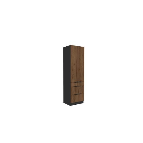 4255832100428 - Küchen Hochschrank 60 cm MONZA Okapi Nußbaum Küchenzeile Küchenblock Küche 4255832100428 - Küchen Hochschrank 60 cm MONZA Okapi Nußbaum Küchenzeile Küchenblock Küche