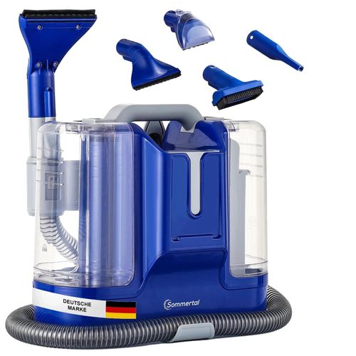 4250263711083 - SOMMERTAL CompactCleaner WS450 5in1 Gerät für Teppiche Treppen Polster Sofa Auto Tiere Flecken Leistungsstarker 450w Motor Waschsauger mit Zubehör Selbstreinigung