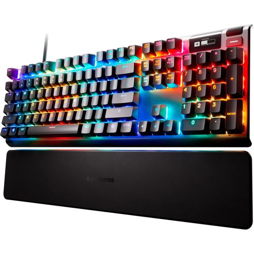 5707119038645 - Steelseries APEX PRO USB Gaming-Tastatur Beleuchtet Handballenauflage USB-Anschluss Deutsch QWERTZ Windows® Schwarz 5707119038645 - Steelseries APEX PRO USB Gaming-Tastatur Beleuchtet Handballenauflage USB-Anschluss Deutsch QWERTZ Windows® Schwarz
