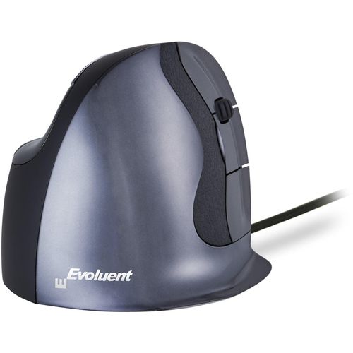 8719274674450 - Evoluent D Large Maus ergonomisch kabelgebunden grau schwarz silber 8719274674450 Bakker und Elkhuizen 8719274674450 - Evoluent D Large Maus ergonomisch kabelgebunden grau schwarz silber 8719274674450 Bakker und Elkhuizen
