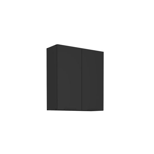 4255832100329 - Küchen Hängeschrank 80 cm SIENA Schwarz Küche Küchenzeile Küchenblock 90 cm hoch 4255832100329 - Küchen Hängeschrank 80 cm SIENA Schwarz Küche Küchenzeile Küchenblock 90 cm hoch