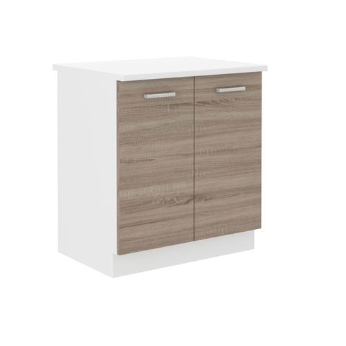 4260304592663 - Küchen Unterschrank 80 cm für das Modell „Dave 240 Eiche Sonoma Trüffel“ 4260304592663 - Küchen Unterschrank 80 cm für das Modell „Dave 240 Eiche Sonoma Trüffel“