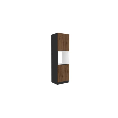 4255832100435 - Küchen Hochschrank 60 cm MONZA Okapi Nußbaum Küchenzeile Küchenblock Küche 4255832100435 - Küchen Hochschrank 60 cm MONZA Okapi Nußbaum Küchenzeile Küchenblock Küche