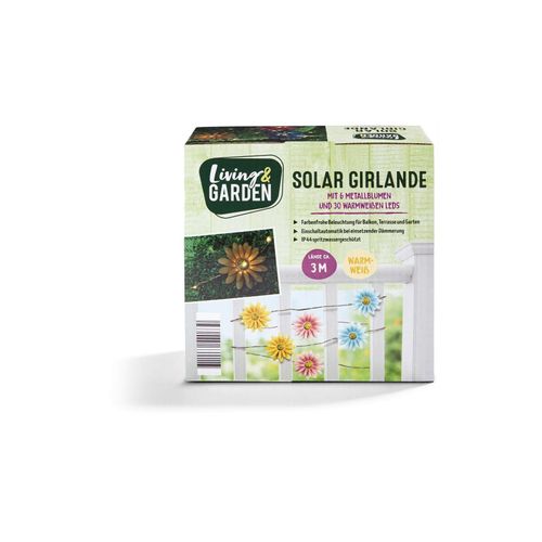 4311536053887 - Solar LED Lichterkette - Blüten 4311536053887 - Solar LED Lichterkette - Blüten