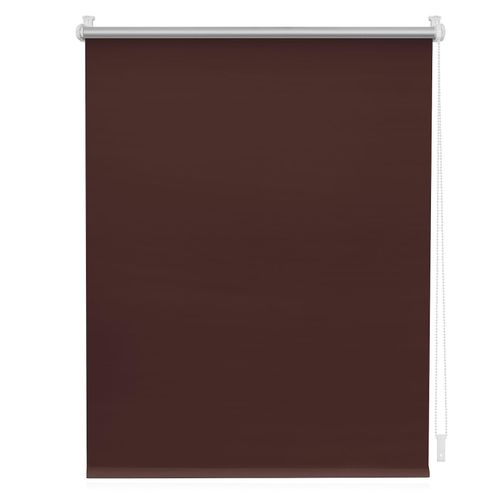 4250434159881 - Seitenzugrollo ORIGINAL Klemmfix Hitzeschutz Rollos Gr 150 cm 110 cm braun (braun braun) Verdunkelungsrollos Rollo mit Thermobeschichtung