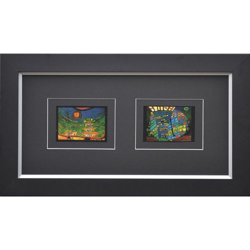 4260286494092 - Kunstdruck HUNDERTWASSER (BH 4050x7020 cm) BH 4050x7020 cm bunt Bild Gemälde Wandbild
