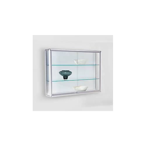 4260222862534 - Wandvitrine BST Brandschutzklasse B1 3 Fächer abschließbare Schiebetüren B 1020 x T 300 x H 1020 mm Aluminium Glas Metall silber-weiß 4260222862534 - Wandvitrine BST Brandschutzklasse B1 3 Fächer abschließbare Schiebetüren B 1020 x T 300 x H 1020 mm Aluminium Glas Metall silber-weiß