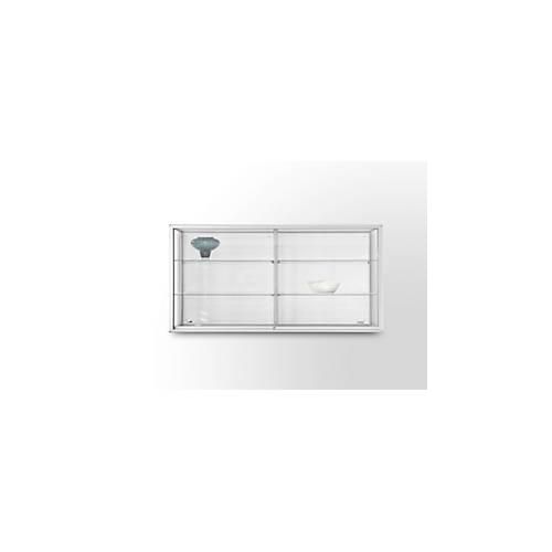 4260222862565 - Wandvitrine BST Brandschutzklasse B1 6 Fächer abschließbare Schiebetüren B 2020 x T 300 x H 1020 mm Aluminium Glas Metall silber-weiß 4260222862565 - Wandvitrine BST Brandschutzklasse B1 6 Fächer abschließbare Schiebetüren B 2020 x T 300 x H 1020 mm Aluminium Glas Metall silber-weiß
