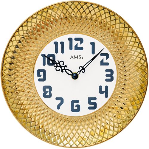 4037445157309 - Wanduhr AMS W9615 gold (goldfarben) Wanduhren Ø 27cm QuarzuhrKeramikWohnzimmerEsszimmerKücheArbeitszimmerBüroFlur 4037445157309 - Wanduhr AMS W9615 gold (goldfarben) Wanduhren Ø 27cm QuarzuhrKeramikWohnzimmerEsszimmerKücheArbeitszimmerBüroFlur