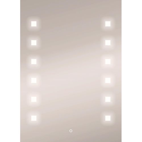 4002177568723 - LED-Lichtspiegel JOKEY Capella I Spiegel Gr B H T 50 cm x 70 cm x 55 cm silberfarben Kosmetikspiegel