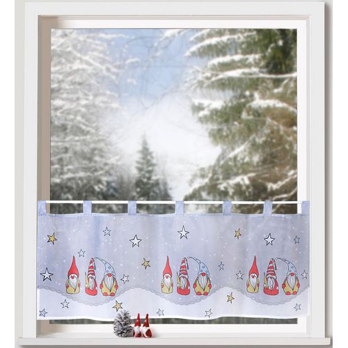 4005385833393 - Scheibengardine WECKBRODT Wichtel mit Sternen Gardinen Gr 45 cm Schlaufen 120 cm bunt (multi) Fensterdeko Scheibengardinen blickdicht 4005385833393 - Scheibengardine WECKBRODT Wichtel mit Sternen Gardinen Gr 45 cm Schlaufen 120 cm bunt (multi) Fensterdeko Scheibengardinen blickdicht