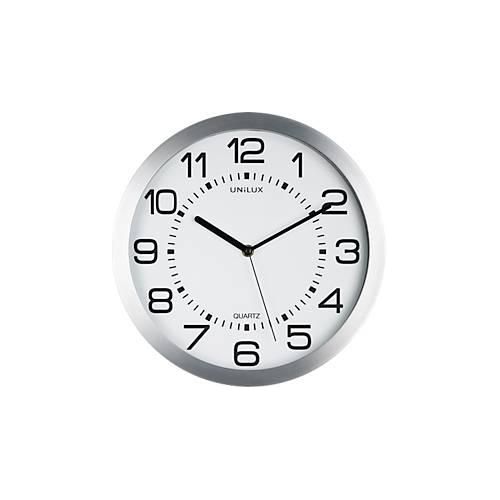 3595560025220 - MOON Wanduhr metallgrau 305 cm beleuchtetes Ziffernblatt Batterie- und Netzbetrieb 3595560025220 - MOON Wanduhr metallgrau 305 cm beleuchtetes Ziffernblatt Batterie- und Netzbetrieb