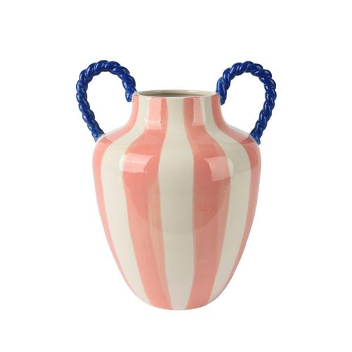 8720725146228 - Vase Pink Stripes 8720725146228 - Vase Pink Stripes