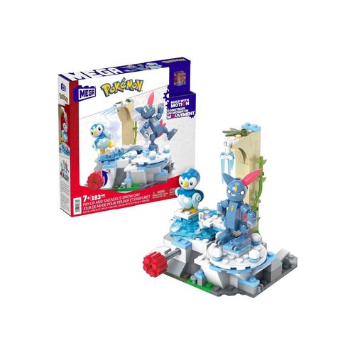 0194735107841 - MEGA Pokémon Plinfa Sniebels Schneetag Bauset Konstruktions Spielzeug Bausteine