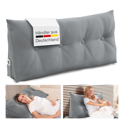 4260346888403 - ELONEO Rückenkissen Keilkissen für Bett und Sofa geeignet dreieckiges Lesekissen 4260346888403 - ELONEO Rückenkissen Keilkissen für Bett und Sofa geeignet dreieckiges Lesekissen