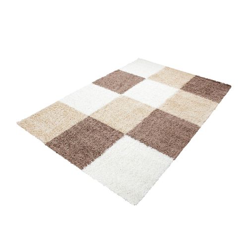 4053658990717 - Wunderschöne Shaggy Kariert Teppich Hochflor Intensive Farbbrillanz 30 mm 4053658990717 - Wunderschöne Shaggy Kariert Teppich Hochflor Intensive Farbbrillanz 30 mm