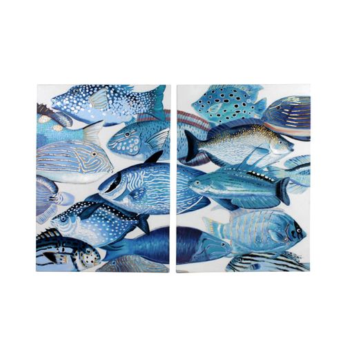 4030673499883 - Bild BLUE FISHES (BH 70x100 cm)