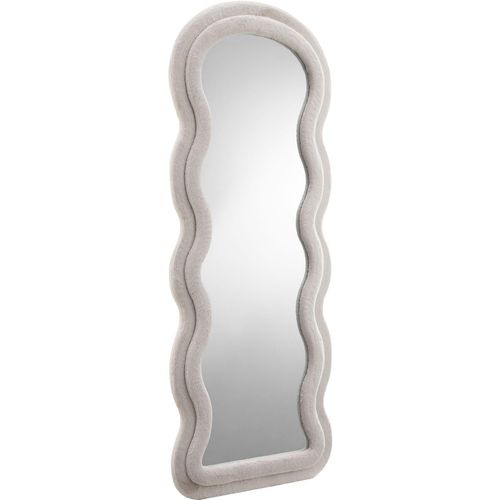 4251744817324 - Ganzkörperspiegel SALESFEVER Bristol Spiegel Höhe 170 cm beige B70cm H170cm T3cm MDF Polyester Spiegelglas Spiegel Rahmen wellenförmig aus Kunstfell Höhe 170 cm 4251744817324 - Ganzkörperspiegel SALESFEVER Bristol Spiegel Höhe 170 cm beige B70cm H170cm T3cm MDF Polyester Spiegelglas Spiegel Rahmen wellenförmig aus Kunstfell Höhe 170 cm