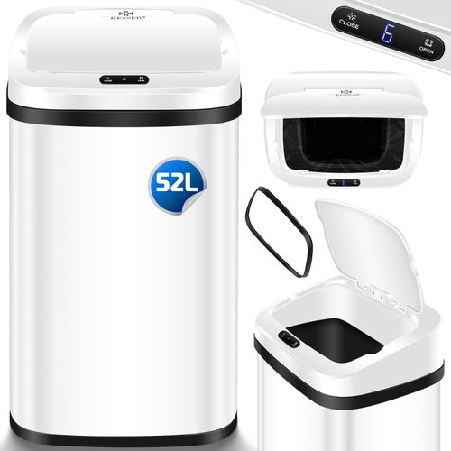 4255598326094 - KESSER® Sensor Mülleimer Küche Automatik mit Bewegungssensor Abfalleimer & Soft-Close-Deckel Müllbehälter mit Touch-Bedienfeld & Sensor LCD-Display Edelstahl inkl Müllsackhalter 4255598326094 - KESSER® Sensor Mülleimer Küche Automatik mit Bewegungssensor Abfalleimer & Soft-Close-Deckel Müllbehälter mit Touch-Bedienfeld & Sensor LCD-Display Edelstahl inkl Müllsackhalter