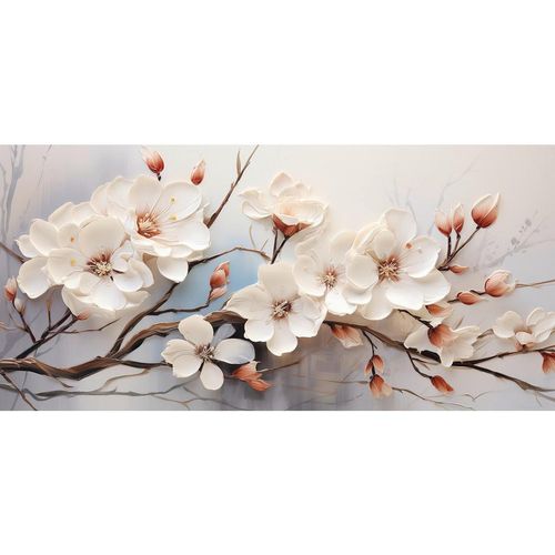 4260770614036 - Keilrahmenbild Mehrfarbig Holz Papier Kiefer Blumen rechteckig 115x55 cm Keilrahmen Bilder und Zubehör Wandbilder 4260770614036 - Keilrahmenbild Mehrfarbig Holz Papier Kiefer Blumen rechteckig 115x55 cm Keilrahmen Bilder und Zubehör Wandbilder