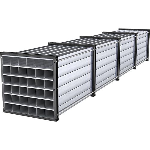 4251305418298 - Wabenregal RWR-36 6 6000x1000x1000mm mit 36 Fächern ral 5010 Enzianblau - R+r Industrietechnik 4251305418298 - Wabenregal RWR-36 6 6000x1000x1000mm mit 36 Fächern ral 5010 Enzianblau - R+r Industrietechnik
