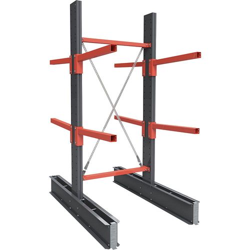 4061753293800 - Kragarmregal Igor doppelseitig HxB 3000 x 1000 mm Abstand 1000 mm Grundregal 4061753293800 - Kragarmregal Igor doppelseitig HxB 3000 x 1000 mm Abstand 1000 mm Grundregal