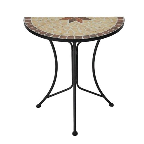 4059865543913 - Mosaiktisch AMARILLO halbrund Garten Gartentisch Outdoor Esstisch Mosaik Tisch 4059865543913 - Mosaiktisch AMARILLO halbrund Garten Gartentisch Outdoor Esstisch Mosaik Tisch