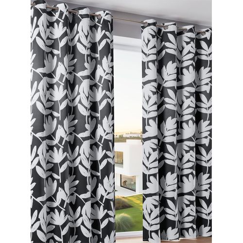 4016478094720 - Vorhang HEINE HOME Gr 3 schwarz B135cm H225cm Polyester Gardinen 4016478094720 - Vorhang HEINE HOME Gr 3 schwarz B135cm H225cm Polyester Gardinen