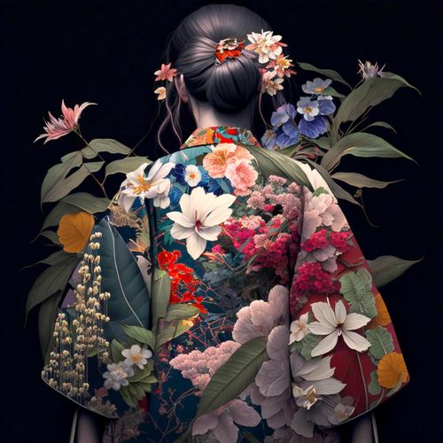 4019449518140 - Keilrahmenbild GEISHA V 4019449518140 - Keilrahmenbild GEISHA V