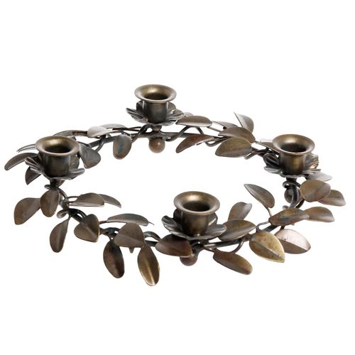 5712750373062 - Chic Antique Adventskranz mit Blättern Antique Messing H4 Ø 16 cm antique messing 5712750373062 - Chic Antique Adventskranz mit Blättern Antique Messing H4 Ø 16 cm antique messing