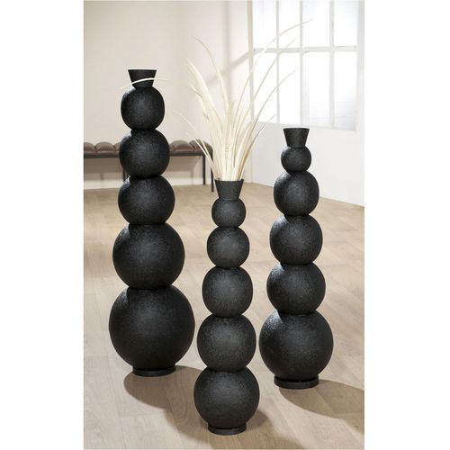 4063387590195 - Bodenvase CASABLANCA BY GILDE Bodenvase Rotonda\ Vasen Gr B H T 31 cm x 112 cm x 31 cm schwarz Blumenvasen 4063387590195 - Bodenvase CASABLANCA BY GILDE Bodenvase Rotonda\ Vasen Gr B H T 31 cm x 112 cm x 31 cm schwarz Blumenvasen