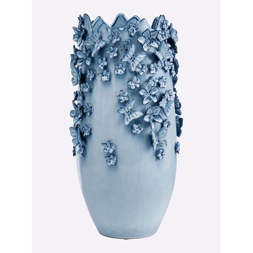 4025621604648 - Bodenvase DESIGN blau B25cm H50cm T25cm Vasen 4025621604648 - Bodenvase DESIGN blau B25cm H50cm T25cm Vasen