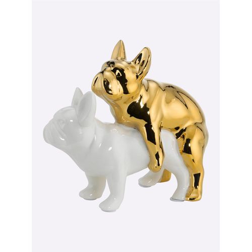 4025621646266 - Dekofigur DESIGN gold (weiß goldfarben) B20cm H17cm T9cm Dekofiguren 4025621646266 - Dekofigur DESIGN gold (weiß goldfarben) B20cm H17cm T9cm Dekofiguren