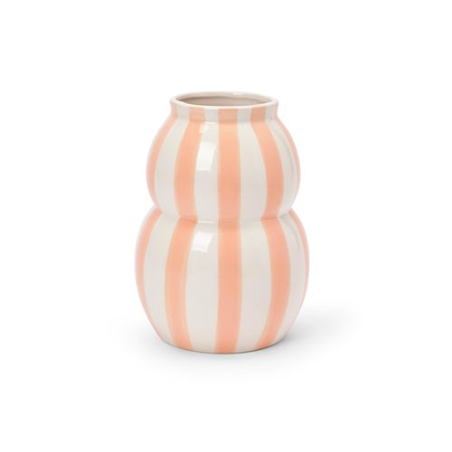 4063676953700 - Vase - Apricot Gestreift - Keramik 4063676953700 - Vase - Apricot Gestreift - Keramik