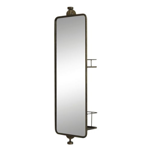 5712750272488 - Chic Antique Spiegel mit 2 Regalen auf der Rückseite 25 x 17 x 80 cm antik messing 5712750272488 - Chic Antique Spiegel mit 2 Regalen auf der Rückseite 25 x 17 x 80 cm antik messing