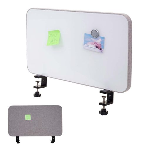 4057651432533 - Tisch-Whiteboard MCW-G74 Büro-Sichtschutz Trennwand Schreibtisch Magnettafel Pinnwand Stoff Textil ~ 60x35cm grau 4057651432533 - Tisch-Whiteboard MCW-G74 Büro-Sichtschutz Trennwand Schreibtisch Magnettafel Pinnwand Stoff Textil ~ 60x35cm grau