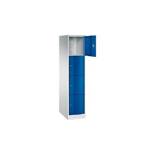 4061261404194 - C+P XL-Schließfachschrank Resisto H1950xB396xT640 Korpus Lichtgrau Türen Viridingrün 1 Abteil 4 Fächer 4061261404194 - C+P XL-Schließfachschrank Resisto H1950xB396xT640 Korpus Lichtgrau Türen Viridingrün 1 Abteil 4 Fächer
