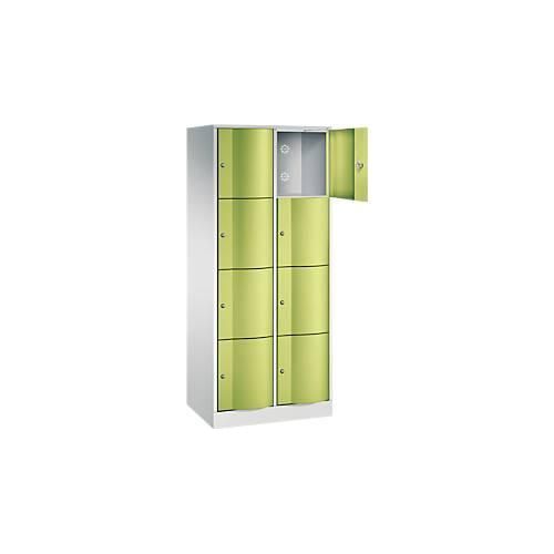 4051803275030 - RESISTO Schließfachschrank HxBxT 1950 x 770 x 540 mm 8 Fächer lichtgrau RAL 7035 lichtgrau RAL 7035 4051803275030 - RESISTO Schließfachschrank HxBxT 1950 x 770 x 540 mm 8 Fächer lichtgrau RAL 7035 lichtgrau RAL 7035