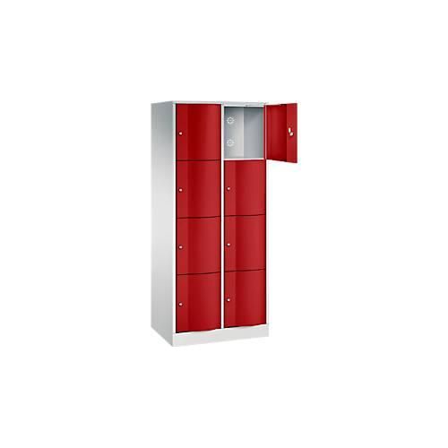 4051803742310 - RESISTO Schließfachschrank HxBxT 1950 x 770 x 540 mm 8 Fächer lichtgrau RAL 7035 enzianblau RAL 5010 4051803742310 - RESISTO Schließfachschrank HxBxT 1950 x 770 x 540 mm 8 Fächer lichtgrau RAL 7035 enzianblau RAL 5010