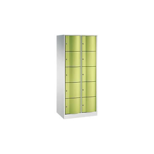 4025314712841 - C+P Schließfachschrank Resisto H1950xB772xT540 Korpus Lichtgrau Türen Lichtgrau 2 Abteile 10 Fächer 4025314712841 - C+P Schließfachschrank Resisto H1950xB772xT540 Korpus Lichtgrau Türen Lichtgrau 2 Abteile 10 Fächer