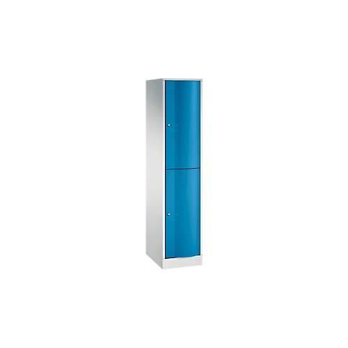 4061261436652 - Garderobenspind Resisto 1 Abteil 2 Fächer B 396 x T 540 x H 1950 mm Lichtgrau Clowngrün 4061261436652 - Garderobenspind Resisto 1 Abteil 2 Fächer B 396 x T 540 x H 1950 mm Lichtgrau Clowngrün